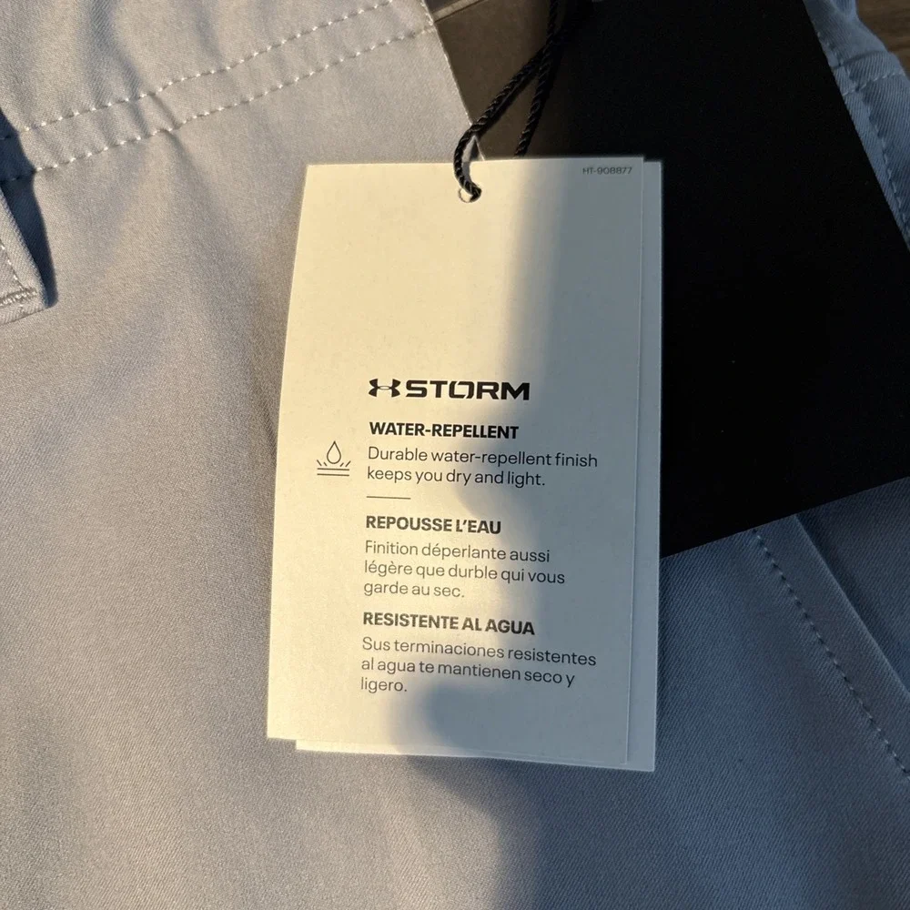 Under Armour Drive Tapered Golf Pants Mens 38x30 Gray UA Storm 1364410 NEW